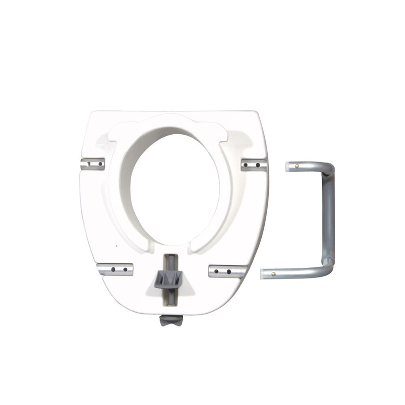 Load image into Gallery viewer, Drive Elongated Raised Toilet Seat With Arms (5")