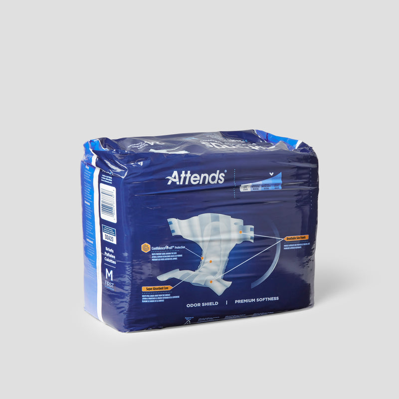 Load image into Gallery viewer, Attends Medium Briefs 32"- 44" (24/Pack)