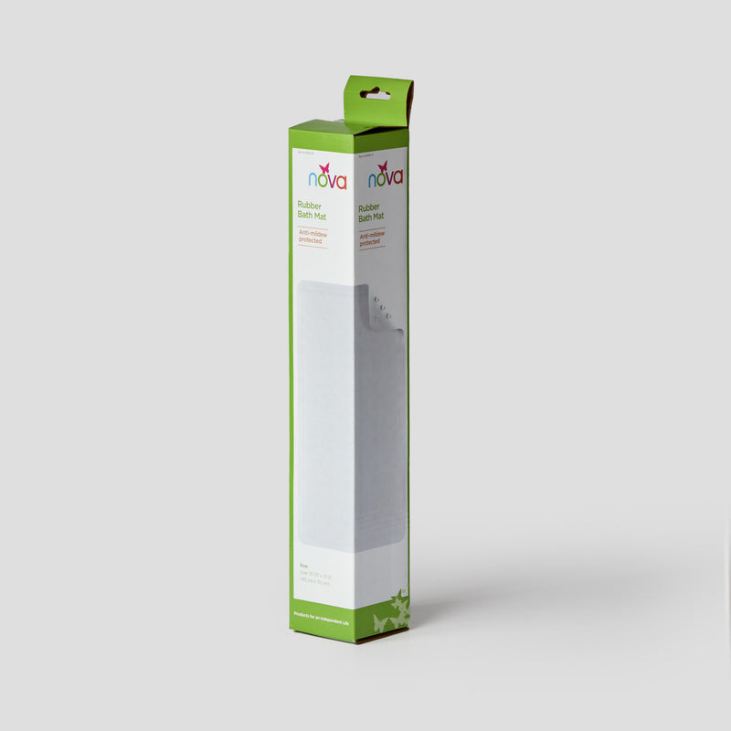 Load image into Gallery viewer, Nova White Rubber Bath Mat