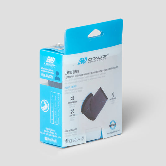 Donjoy Medium Elastic Compression Elbow Sleeve Media