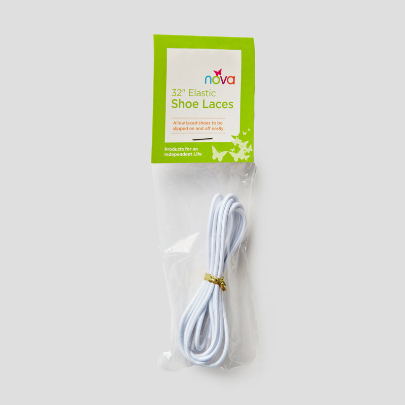 Load image into Gallery viewer, Nova 32" Elastic Shoe Laces (White)