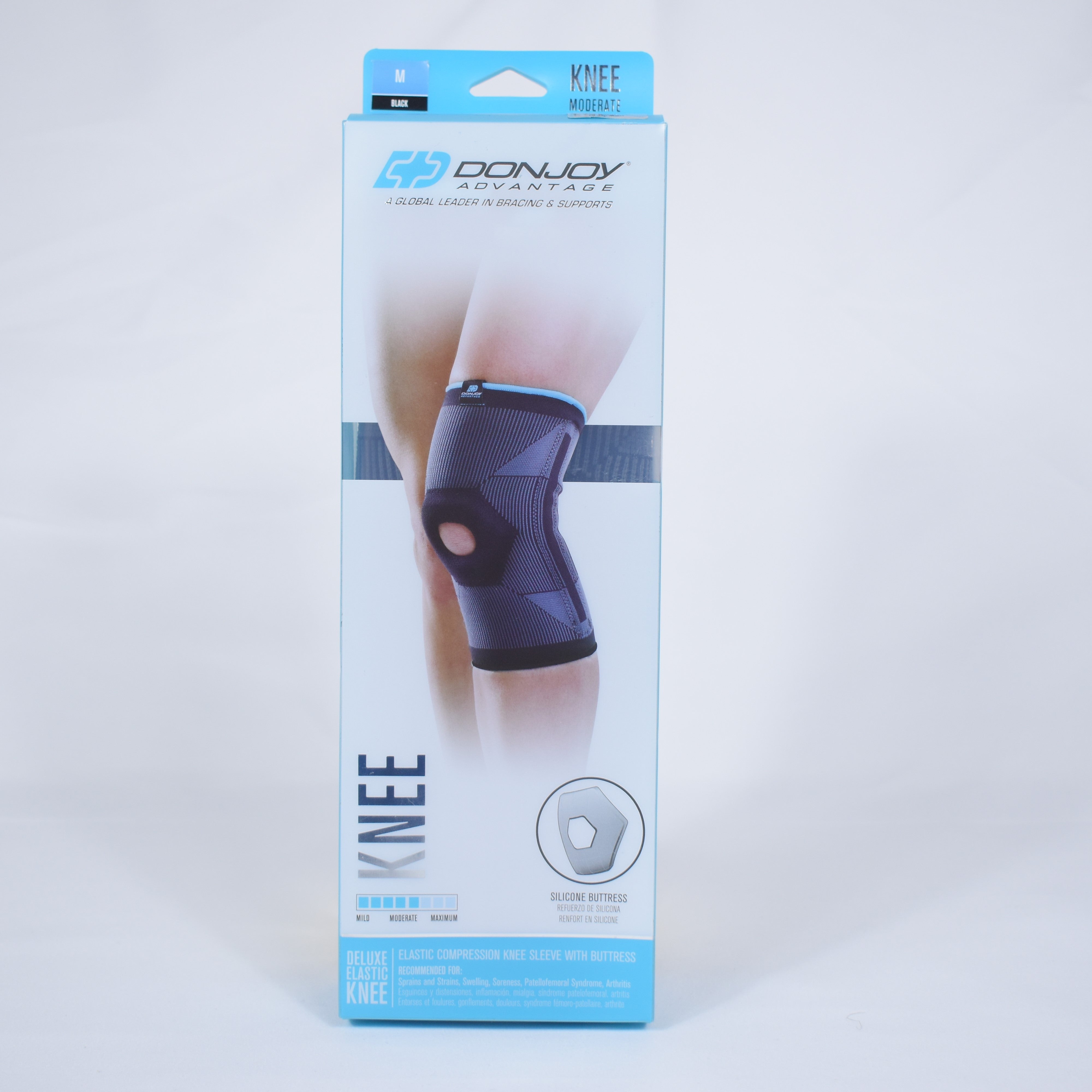 DonJoy Knee Brace: Elastic Compression Sleeve for Support