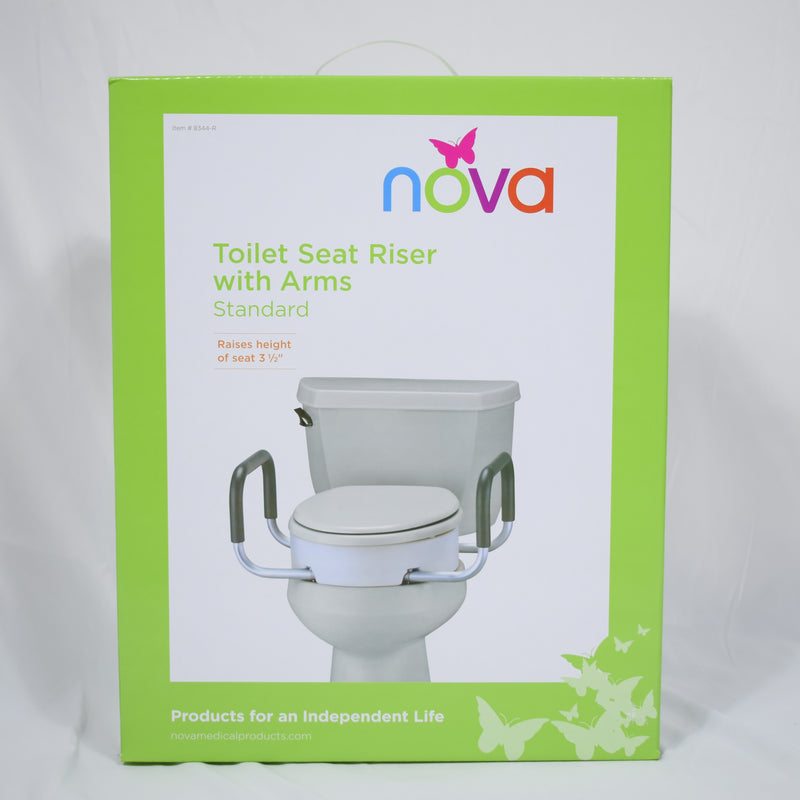 Load image into Gallery viewer, Nova Toilet Seat Riser With Arms Standard (3.5")