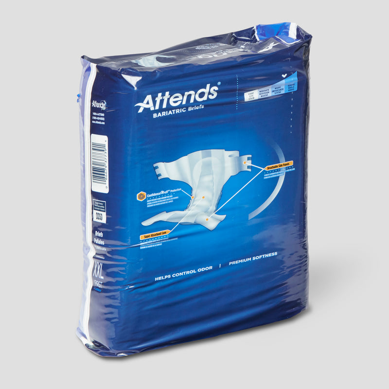 Load image into Gallery viewer, Attends Xx-large Bariatric Briefs, 63" - 70" (12/Pack)
