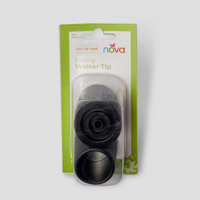 Load image into Gallery viewer, Durable and Comfortable Gray Folding Nova Walker Tip | Maxim Medical US