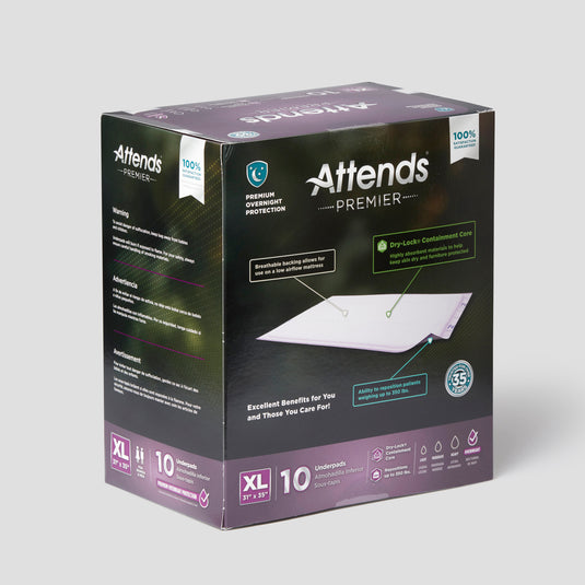 Attends X-Large Underpads 31" - 35" (10/Pack)
