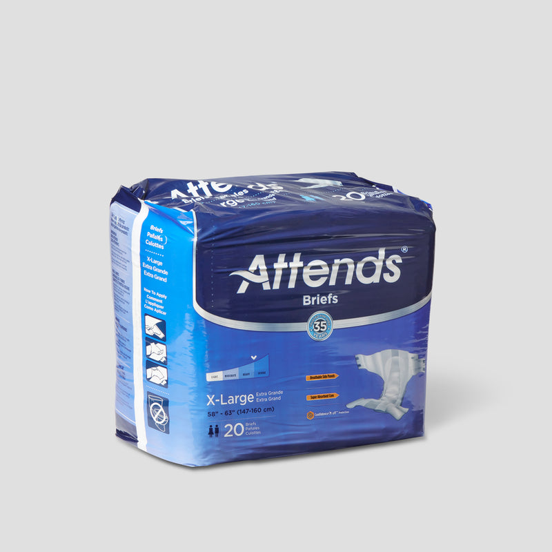 Load image into Gallery viewer, Attends X-large Briefs 58" - 63" (20/Pack)