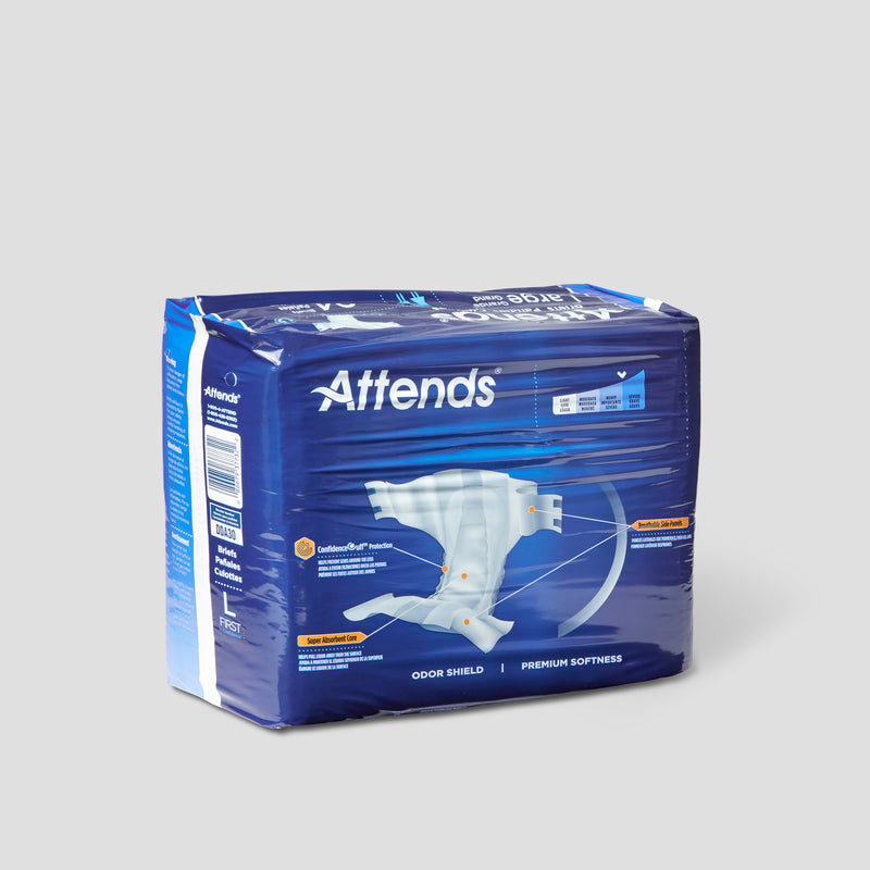 Load image into Gallery viewer, Attends Large Briefs 44" - 58" (24/Pack)