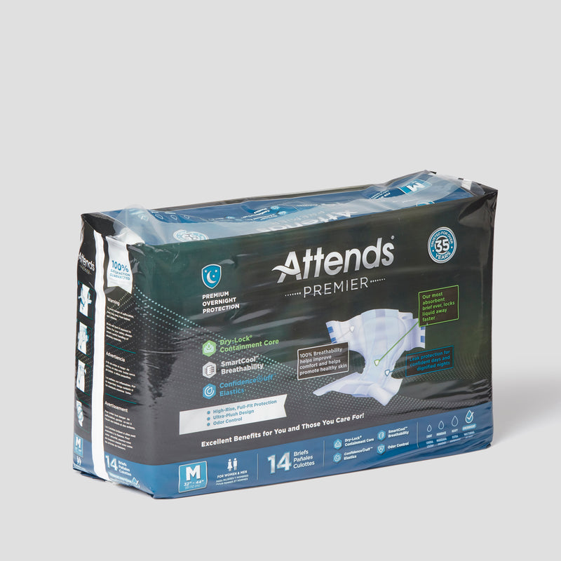 Load image into Gallery viewer, Attends Premier Medium Breifs 32"- 44" (14/Pack)