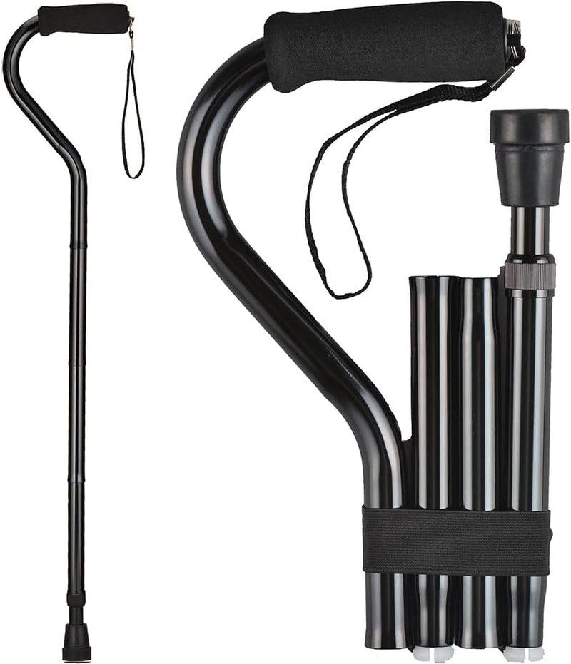 Load image into Gallery viewer, Black Nova Folding Cane
