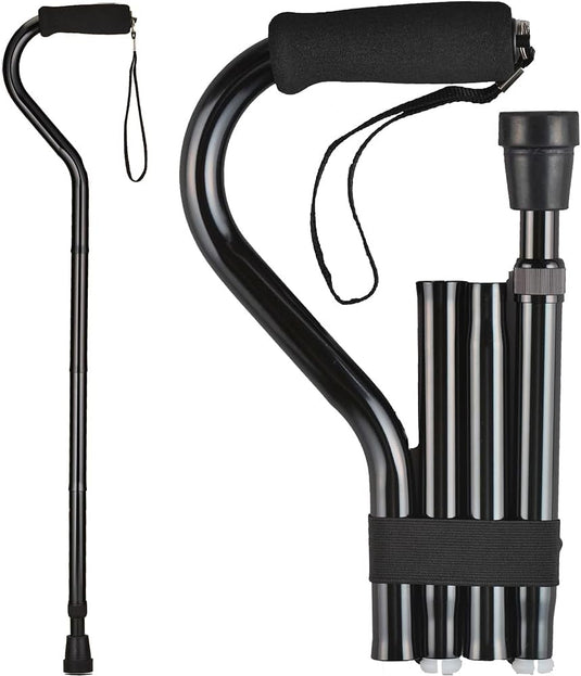 Black Nova Folding Cane
