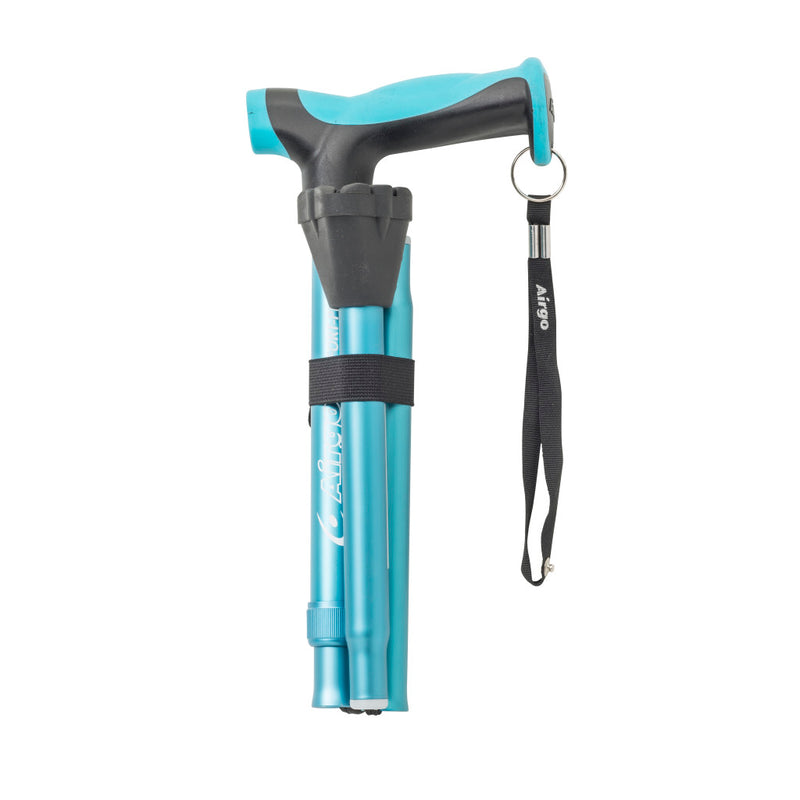 Load image into Gallery viewer, Airgo Blue Folding Cane
