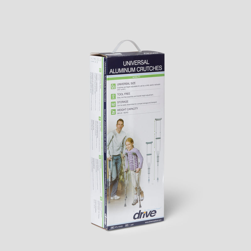 Load image into Gallery viewer, Drive Universal Aluminum Crutches
