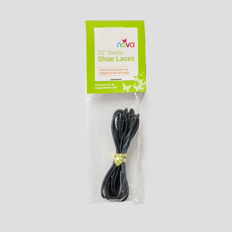 Load image into Gallery viewer, Nova 32" Elastic Shoe Laces (Black)

