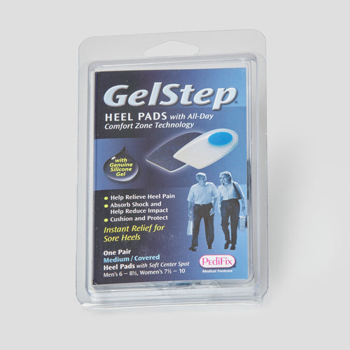 GelStep Heel Pads M/C with Soft Center Spot, Men’s (6 - 8 1/2), Women’s (7 1/2 - 10)