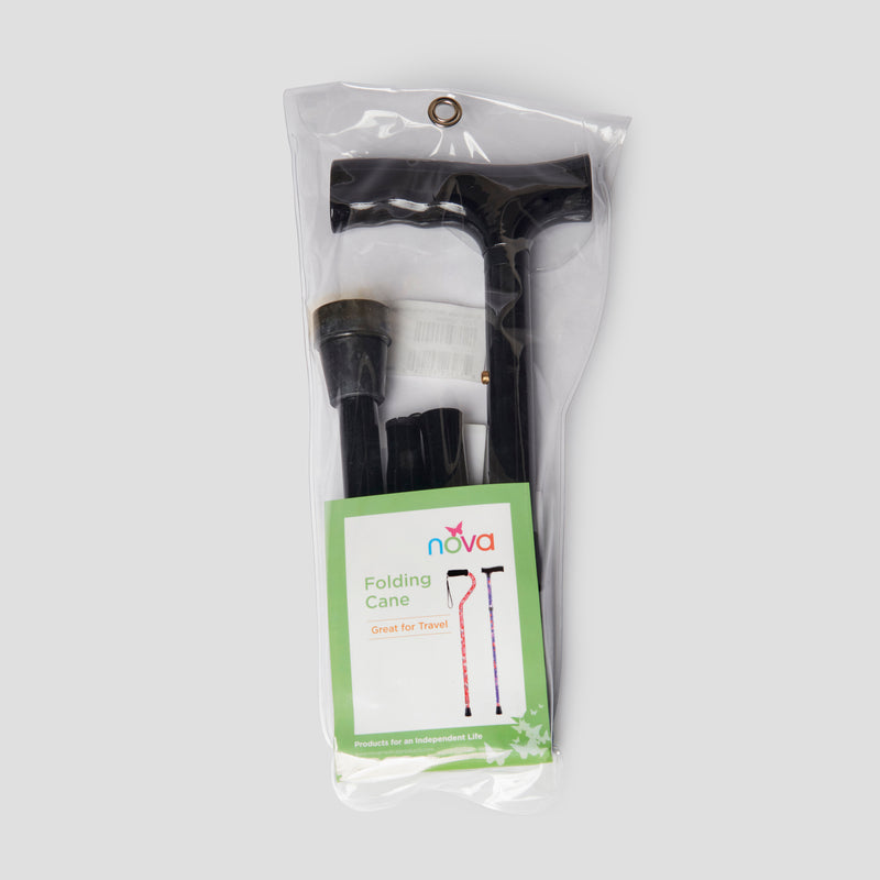 Load image into Gallery viewer, Black Nova Folding Cane
