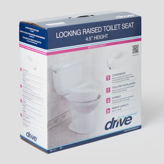 Drive Locking Raised Toilet Seat (4.5")