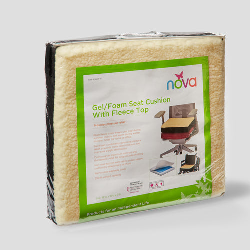 Nova Gel/Foam Seat Cushion With Fleece Top