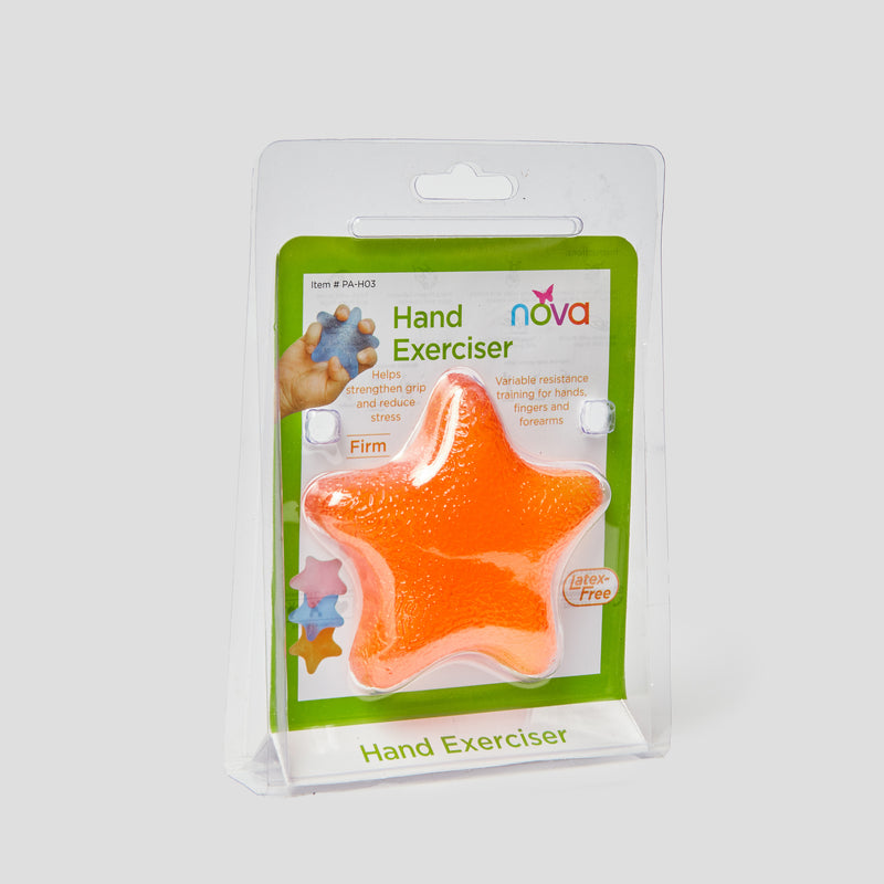 Load image into Gallery viewer, Nova Orange Firm Hand Exercier (Star)
