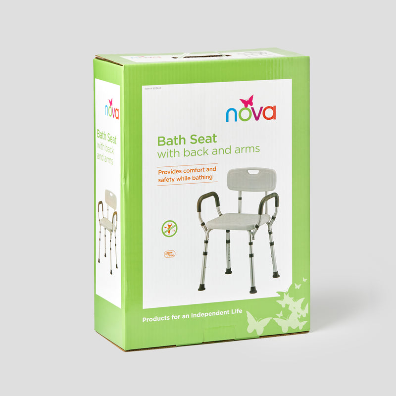 Load image into Gallery viewer, Nova Bath Seat With Back And Arms
