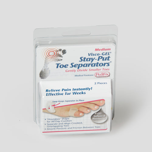 PediFix Stay Put Toe Separators - Medium