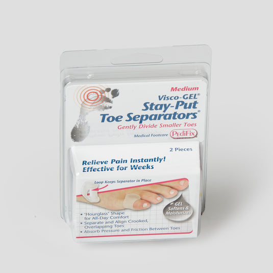 PediFix Stay Put Toe Separators - Medium